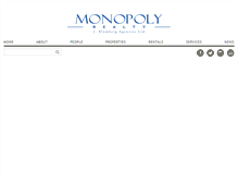 Tablet Screenshot of monopolyrealty.ca